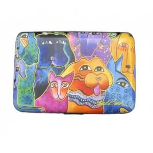 Laurel‎ Burch Armored Wallet with Colorful Dog Art